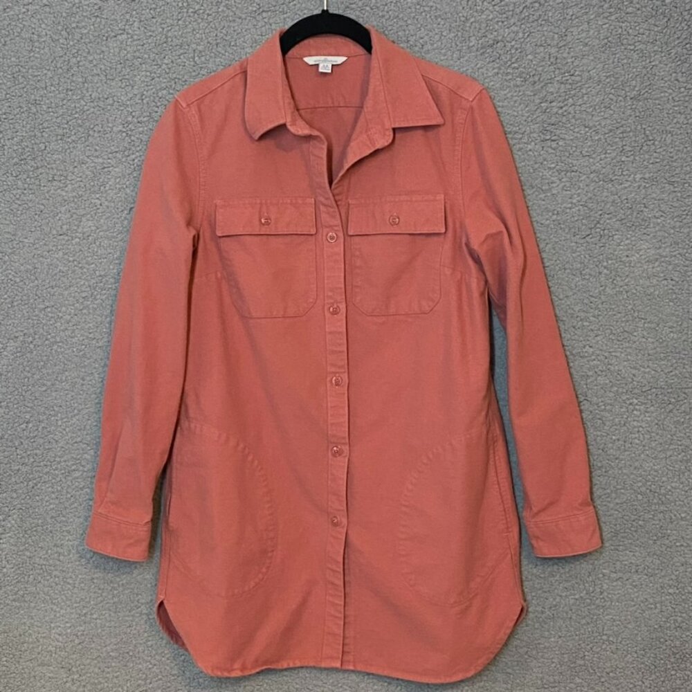 LL Bean Signature Ladies Chamois Cloth Button Up Shirt Small